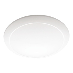 Halo Recessed HLC9129301EWH 9" Dimmable LED Surface Light, 1200 Lumens, 90 CRI, 3000K Color Temperature, 120V, LE & TE Phase Cut 10% Dimming, Matte White Flange