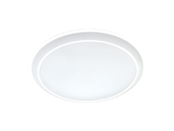 Halo Recessed HLS9129301EWH 9" Dimmable LED Surface Light, 1200 Lumens, 90 CRI, 3000K, LE and TE Phase Cut 10% Dimming, Matte White Flange