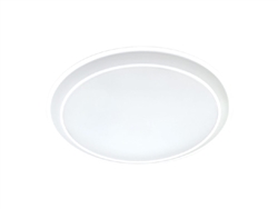 Halo Recessed HLS9129401EWH 9" Dimmable LED Surface Light, 1200 Lumens, 90 CRI, 4000K, LE and TE Phase Cut 10% Dimming, Matte White Flange