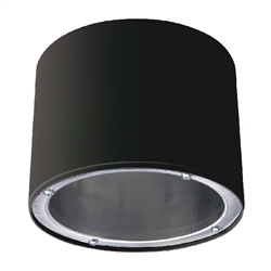 Halo Recessed HS4RMB 4" 20W Round Surface Mount Housing, Use with ML4 LED Module, 120-277V, Matte Black