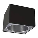 Halo Recessed HS4SMB 4" 20W Square Surface Mount Housing, Use with ML4 LED Module, 120-277V, Matte Black