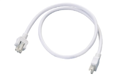 Halo Undercabinet HU1010P 12" Daisy Chain Connector, White Finish