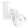 Halo Track Lighting L805MEDWS930P 18W LED Stasis Medium Track Fixture, Wide Spot 90 CRI 3000K, 120V, White