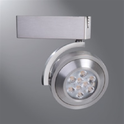 Halo Track Lighting L806FL8027AH 806 Lazer Trac Fixture, Flood Beam, 85 CRI, 2700K, 120V, Aluminum Haze