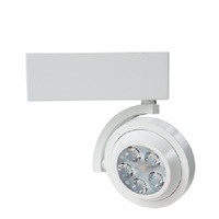 Halo Track Lighting L806SMFL827P 15W 806SM LED Fixture, Flood Beam, 85 CRI, 2700K, 120V, White