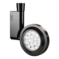 Halo Track Lighting L807HOFL8030MB High Output LED Track Fixture, Flood Distribution, 80 CRI, 3000K Color Temperature, 120V, Short Snoot, Black