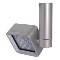 Halo Track Lighting L815SQ10FL930SL 34W LED Stasis Square Track Fixture, 1000 Lumens, Flood Optic, 3000K Color Temperature, 90 CRI, Silver