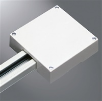 Halo Track Lighting L907P Outlet Box for Use with T-Bar Ceiling, White Color