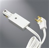 Halo Track Lighting L950P Cord and Plug Connector, White Color