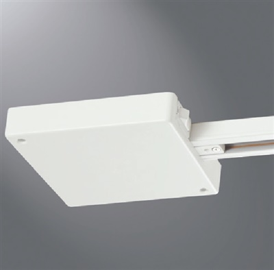 Halo Track Lighting LC901CB120P 120W Single Circuit Trac Current Limiter, End Feed, White Color