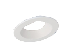 Halo Recessed LCR4TRMSC 4" Specular Trim, White Flange