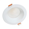 Halo Recessed LCR6159FSE010MW 6" Round All-Purpose Round LED Retrofit Module, 1500 Lumens, 90 CRI, Field Selectable 2700K, 3000K, 3500K, 4000K or 5000K Color Temperature, 120-277V, 0-10V Analog 100% to 5% Dimming, Matte White