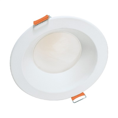 Halo Recessed LCR6159FSE010MW 6" Round All-Purpose Round LED Retrofit Module, 1500 Lumens, 90 CRI, Field Selectable 2700K, 3000K, 3500K, 4000K or 5000K Color Temperature, 120-277V, 0-10V Analog 100% to 5% Dimming, Matte White