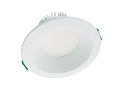 Halo Recessed LCR830RD9FSE010 8" Round Canless LED Downlight, 3000 Lumens, 90 CRI, Selectable CCT, 120-277V, 0-10V 100% to 5% Dimming