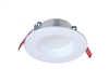 Halo Recessed LT3059FS231EWHDMR 3" LED Canless Direct Mount Module, 500 Lumens, 90 CRI, 2700K, 3000K, 3500K Selectable CCT, 120V, Phase Cut 10% Dimming, Matte White Flange