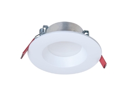 Halo Recessed LT3059FS231EWHDMR 3" LED Canless Direct Mount Module, 500 Lumens, 90 CRI, 2700K, 3000K, 3500K Selectable CCT, 120V, Phase Cut 10% Dimming, Matte White Flange