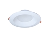 Halo Recessed LT6089FS351EWHDMR 6" LED Canless Direct Mount Module, 800 Lumens, 90 CRI, 3000K, 4000K, 5000K Selectable CCT, 120V, Phase Cut 10% Dimming, Matte White Flange