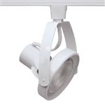 Halo Track Lighting LZR1330P 75W Line Voltage Front Loading Gimbal Lampholder, White