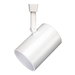 Halo Track Lighting LZR308P/W 100W Line Voltage Flatback Cylinder with Baffle, White with White Baffle