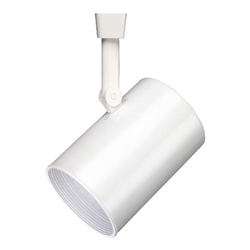 Halo Track Lighting LZR308P/W 100W Line Voltage Flatback Cylinder with Baffle, White with White Baffle