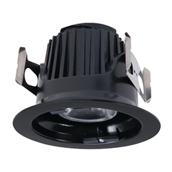 Halo Recessed ML4D09NFL940E 4" Integated LED Trim Module, 900 Lumens, Narrow Flood, 4000K, Black