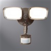 Halo MST203T18B 22.8W LED Motion Small Twin Light, SeleCCTable 3000K, 4000K, 5000K, 2000 Lumens, 80 CRI, 180 Degree Motion Sensor