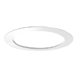 Halo Recessed OT400P 6" Oversized White Metal Trim Ring ID X 9-1/4" OD (152mm x 235mm)