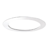 Halo Recessed OT403P 6" Oversized White Plastic Trim Ring ID X 8" OD (152mm x 203mm)