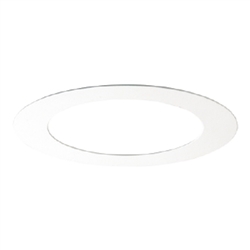 Halo Recessed OT999P 4" Oversized White Metal Trim Ring ID x 5-3/4" OD (102mm x 146mm)