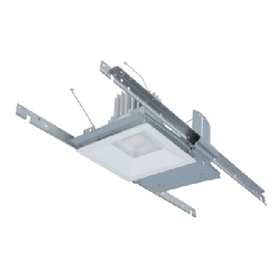 Halo Recessed PRS6FS24D010 6" Square and Remodeler New Construction LED Housing, Field Selectable 2000, 3000, 4000 Lumens, Use with SM6248FS LED Module0-10V Analog 1% Dimming