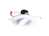Halo Recessed RA5606927WH 5"/6" LED Adjustable Gimbal, 90CRI, 2700K, White, Very Wide Flood