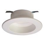 Halo Recessed RL4099BLE40AWH 4" LED All-Purpose Retrofit Module, 900 Lumens, 90 CRI, Selectable CCT 2700K-5000K, Bluetooth Mesh Wireless Control, Matte White Baffle