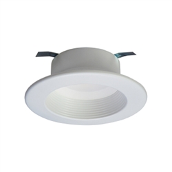 Halo Recessed RL460WH935 4" LED Retrofit Baffle Trim 3500K, 550 Lumens, White Finish