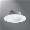 Halo Recessed RL560WH6935 5" and 6" LED Retrofit Baffle Trim 3500K, 650 Lumens, White Finish