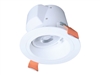 Halo Recessed RLS4099FS1EWHDMR 4" Slope Ceiling LED Direct Mount Module, 2700-5000K, 900 Lumens, White Finish