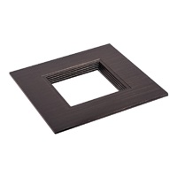 Halo Recessed RSQ4TRMTBZB 4" Square Baffle Trim, Tuscon Bronze Flange