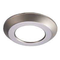 Halo Recessed SLD4TRMSN 4" Surface Mount Trim, Satin Nickel Finish