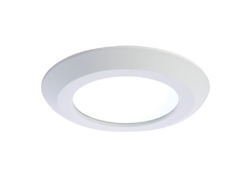 Halo Recessed SLD6129SE010MWR 6" Surface LED Downlight, Selectable CCT 2700K-5000K, 120-277V, 1200 Lumens, 15W
