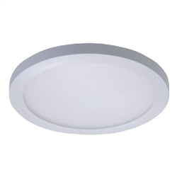 Halo Recessed SMD6R69SWH 6" Round LED Surface Mount Downlight, 600 Lumens, 90 CRI, 2700K-5000K Field Selectable CCT, Matte White, 120V