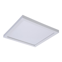 Halo Recessed SMD6S129SWHE 6" Square LED Surface Mount Downlight, 1200 Lumens, 90 CRI, 2700K-5000K Field Selectable CCT, Matte White, 120-277V