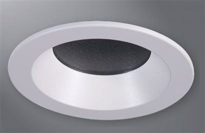 Halo Recessed TL3LWW6GH 3.25" Aperture Conical Lens Wall Wash, Self-Flanged Trim, Linear Spread Lens, Semi-Specular Clear Reflector and Flange