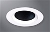 Halo Recessed TL3PIN2GMBBBRL 2" Aperture Pinhole With Oculus, Lens Rimless Trim, Micro-Prismatic Lens, Matte Black Flange, Black Oculus
