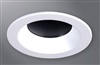 Halo Recessed TL3R2GBN 3.25" Aperture Conical Reflector, Open Self-Flanged Trim, Micro-Prismatic Lens, Brushed Nickel Reflector and Flange