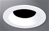 Halo Recessed TL3RMW 3.25" Aperture Conical Reflector, Open Self-Flanged Trim, Matte White Reflector and Flange