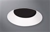 Halo Recessed TL3RMWRL 3.25" Aperture Conical Reflector, Open Rimless Trim, Matte White Reflector and Flange