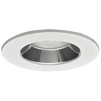 Halo Recessed TL402SCS 4" Specular Clear Reflector with Solite Glass Lens, White Ring