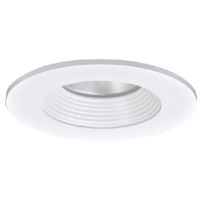Halo Recessed TL403WBS 4" White Baffle with Solite Glass Lens, White Ring