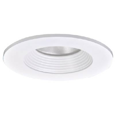 Halo Recessed TL403WBS 4" White Baffle with Solite Glass Lens, White Ring