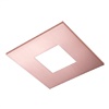 Halo Recessed TL42SBCu 2" Square Pinhole Trim, Brushed Copper Flange