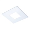 Halo Recessed TL42SMW 2" Square Pinhole Trim, Matte White Flange